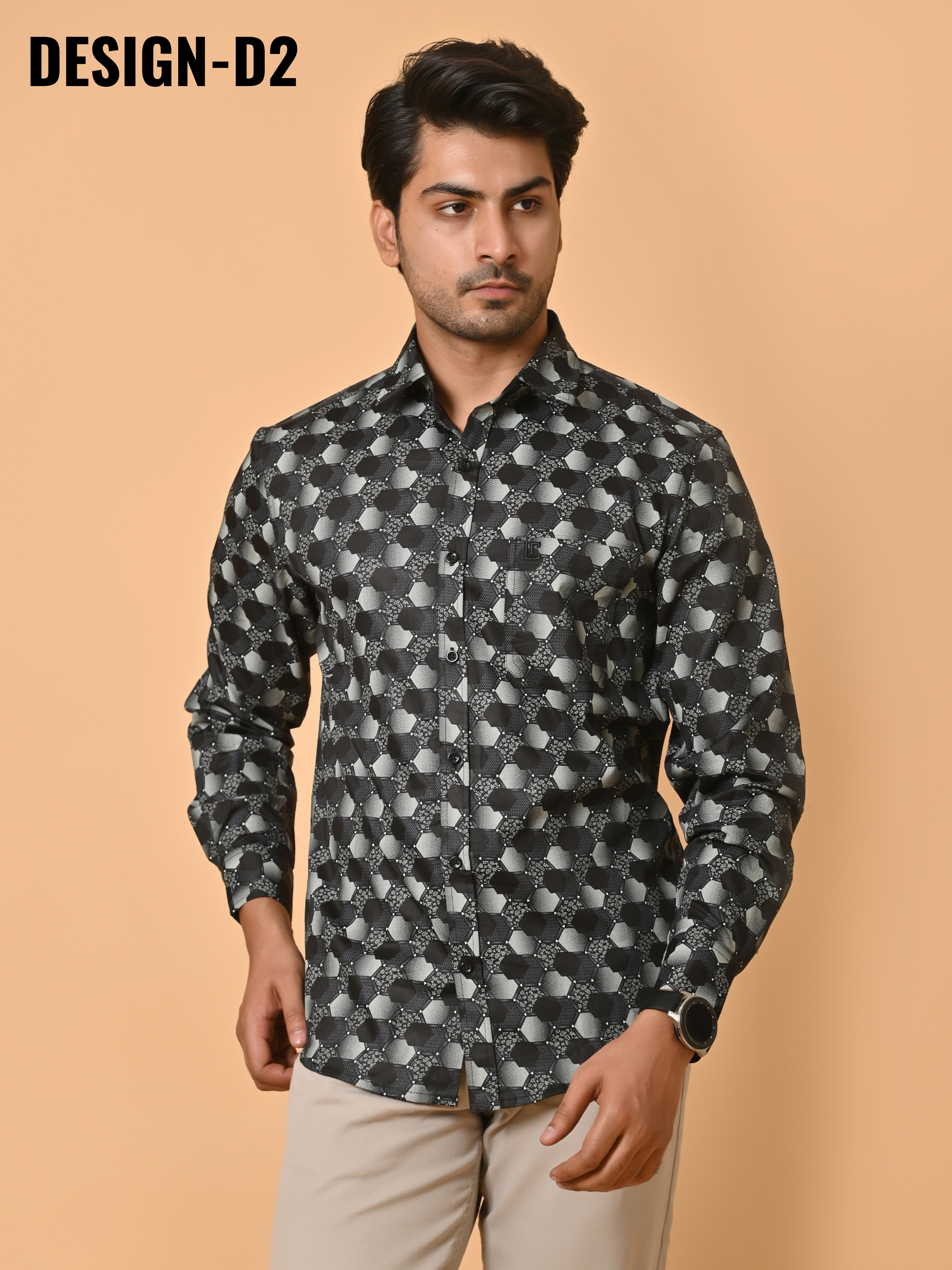 Lykcon Men's Premium Satin  Full Sleeves Printed Shirts:Pick Any 2 @ 2199