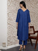 Basic V-Neck Kurta Set with Pants