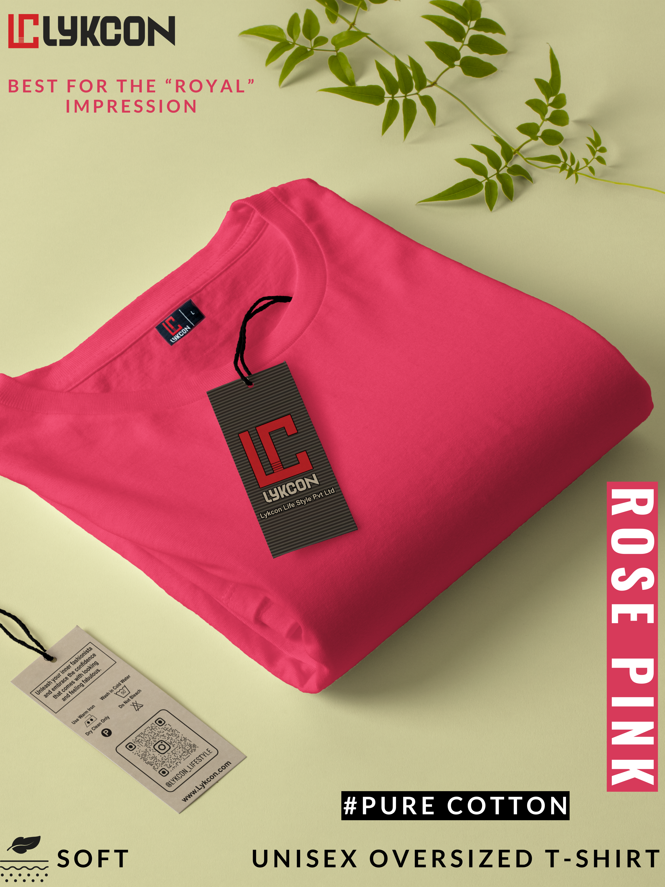 Pick Any-3 Oversized Unisex Solid T-Shirt Combo