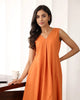 Basic V-Neck Kurta Set with Pants