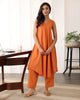 Basic V-Neck Kurta Set with Pants