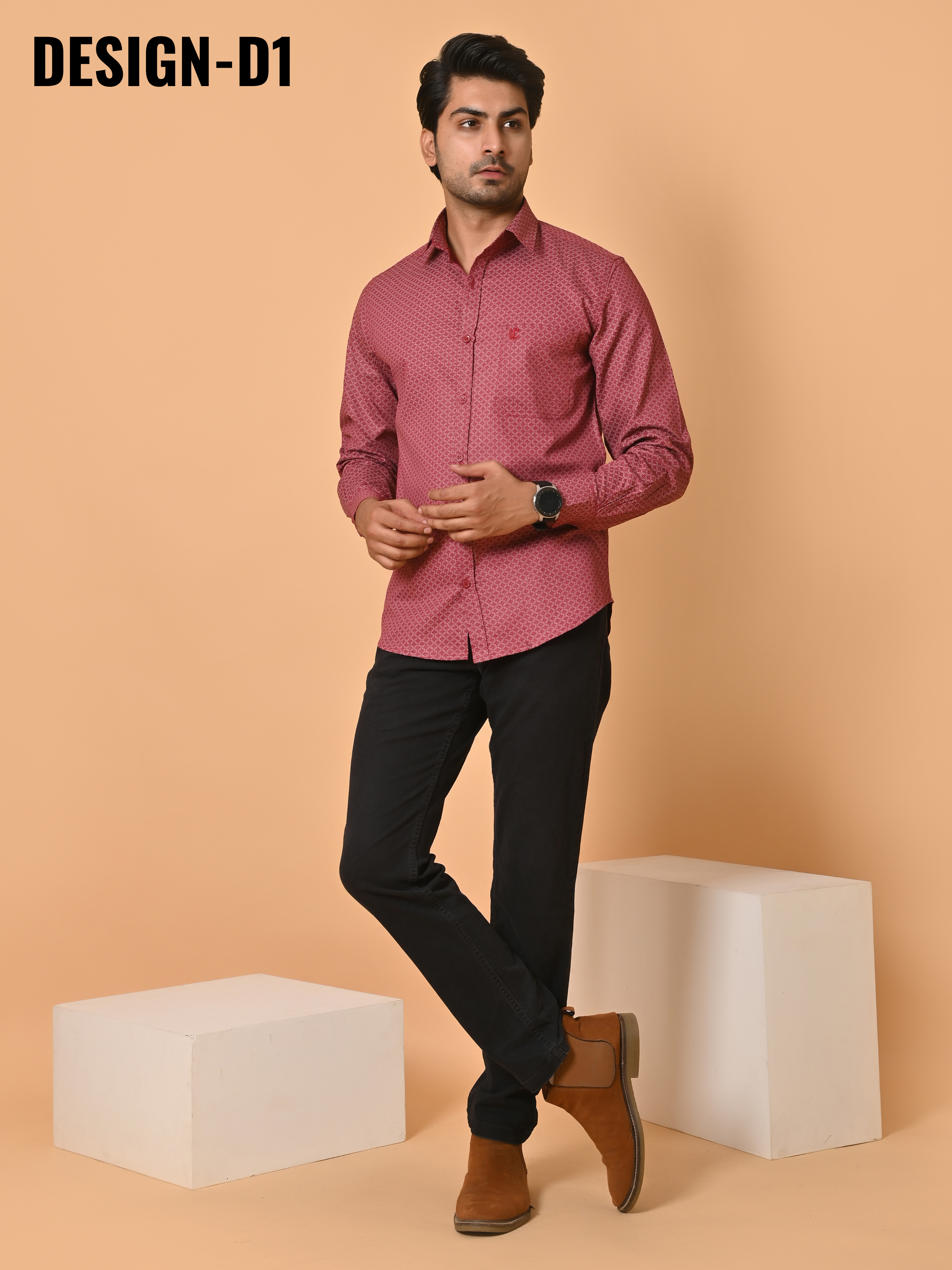 Lykcon Men's Premium Satin  Full Sleeves Printed Shirts:Pick Any 2 @ 2199