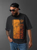 Men's Cotton Graphic Printed Oversized T-shirt: NARUTO ANIME