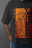 Men's Cotton Graphic Printed Oversized T-shirt: NARUTO ANIME