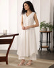 Basic V-Neck Kurta Set with Pants