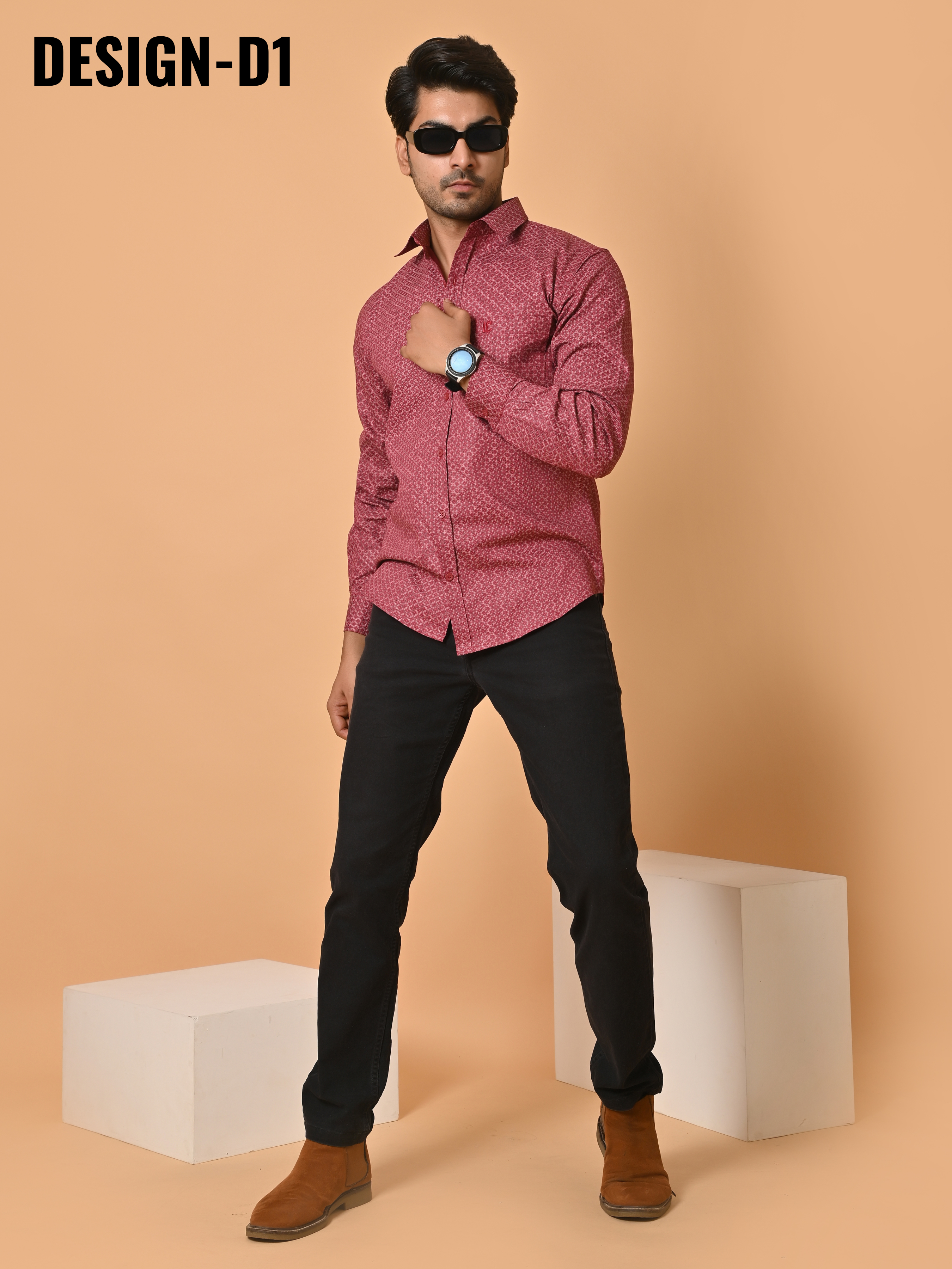 Lykcon Men's Premium Satin  Full Sleeves Printed Shirts:Pick Any 2 @ 2199