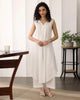 Basic V-Neck Kurta Set with Pants