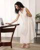 Basic V-Neck Kurta Set with Pants