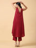 Basic V-Neck Kurta Set with Pants