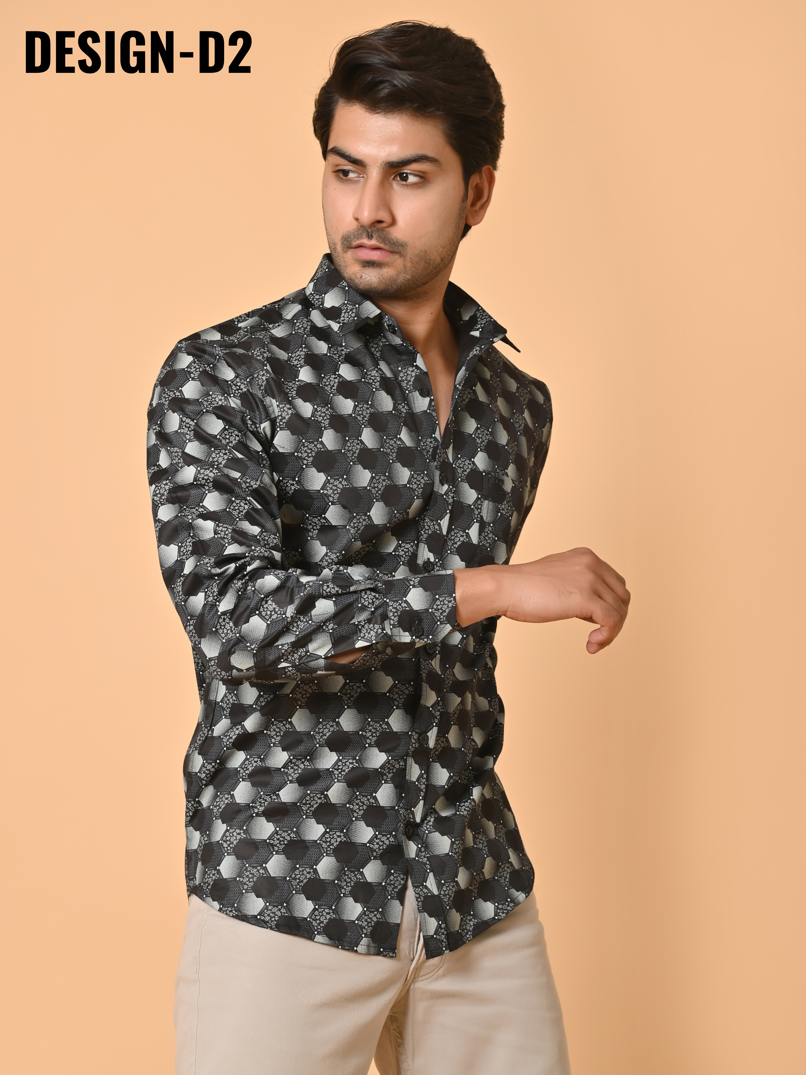 Lykcon Men's Premium Satin  Full Sleeves Printed Shirts:Pick Any 2 @ 2199