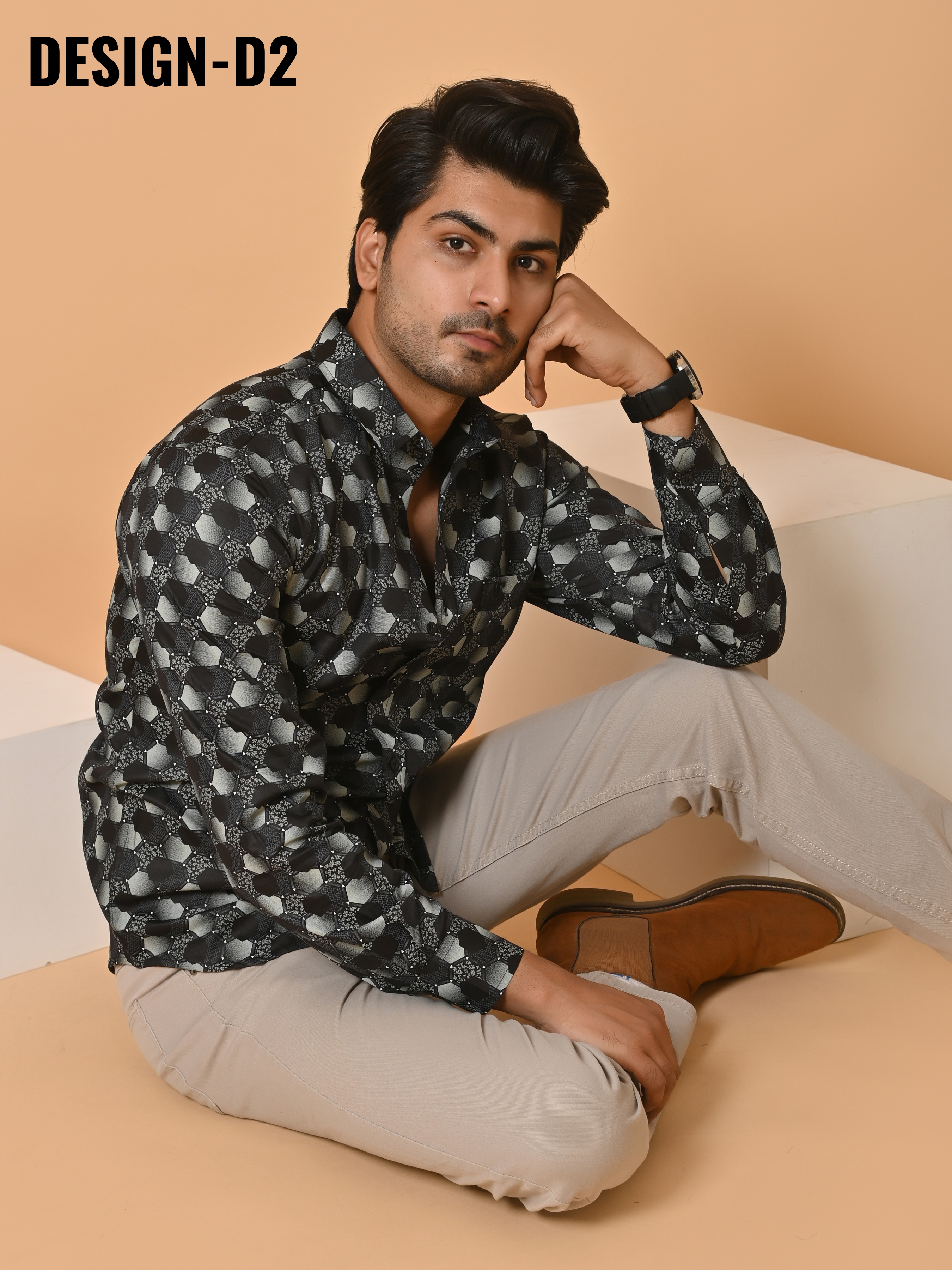 Lykcon Men's Premium Satin  Full Sleeves Printed Shirts:Pick Any 2 @ 2199