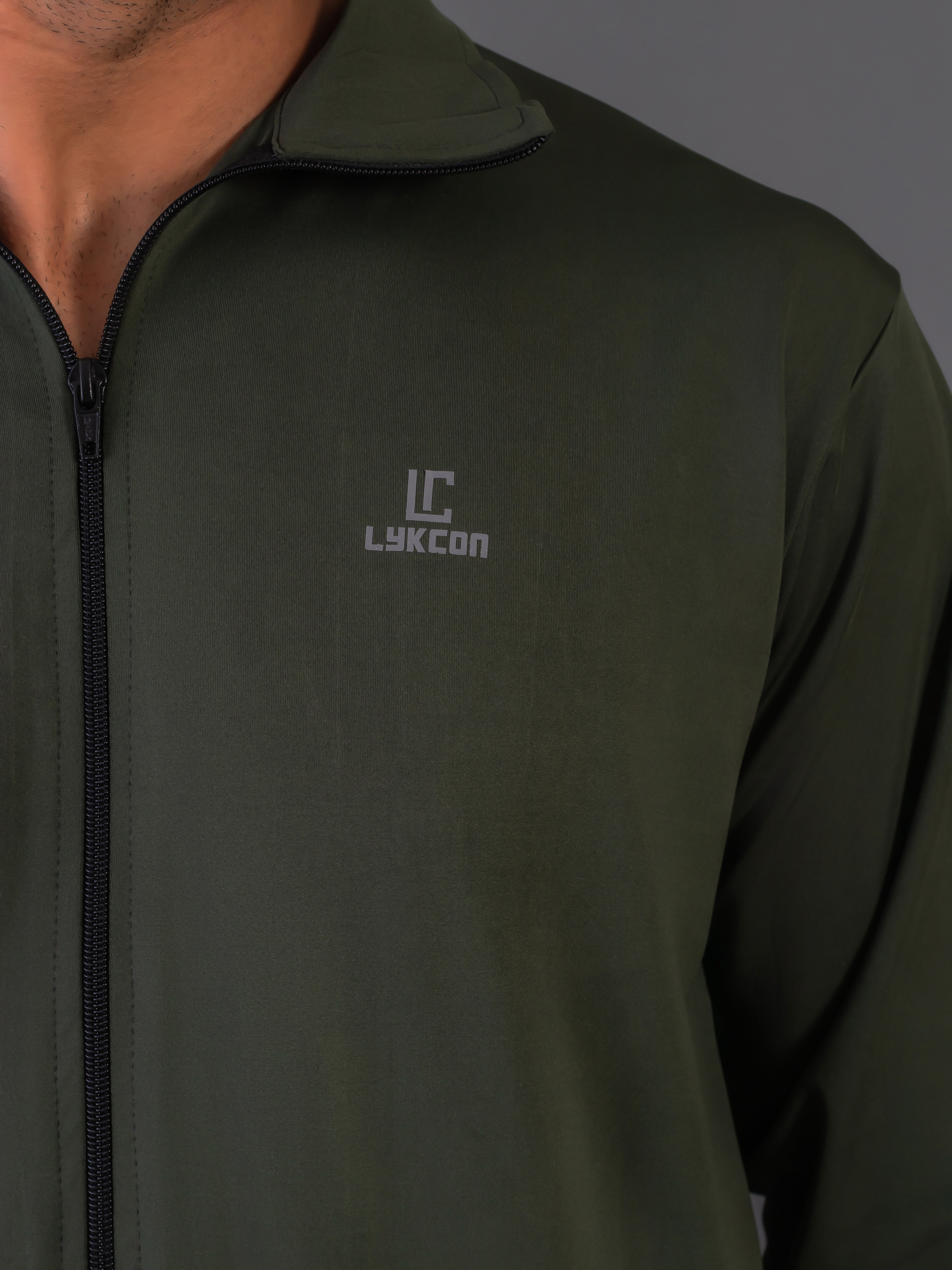 "SwiftFlex, Men's 4-Way Lycra Jackets: Army Green"