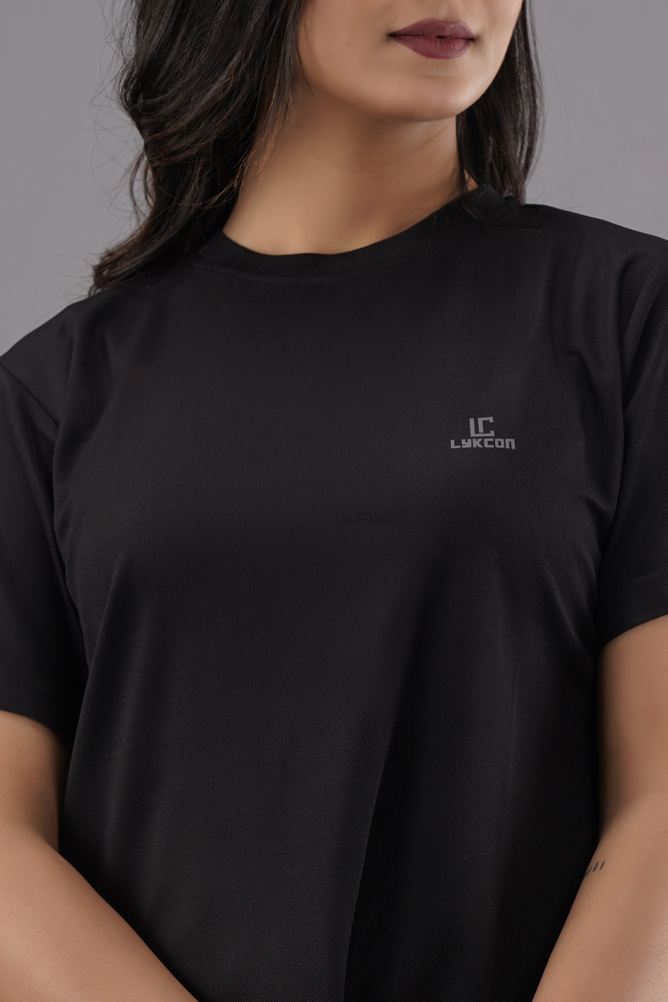 Lykcon Women's Premium Rapid Dry Top-Black