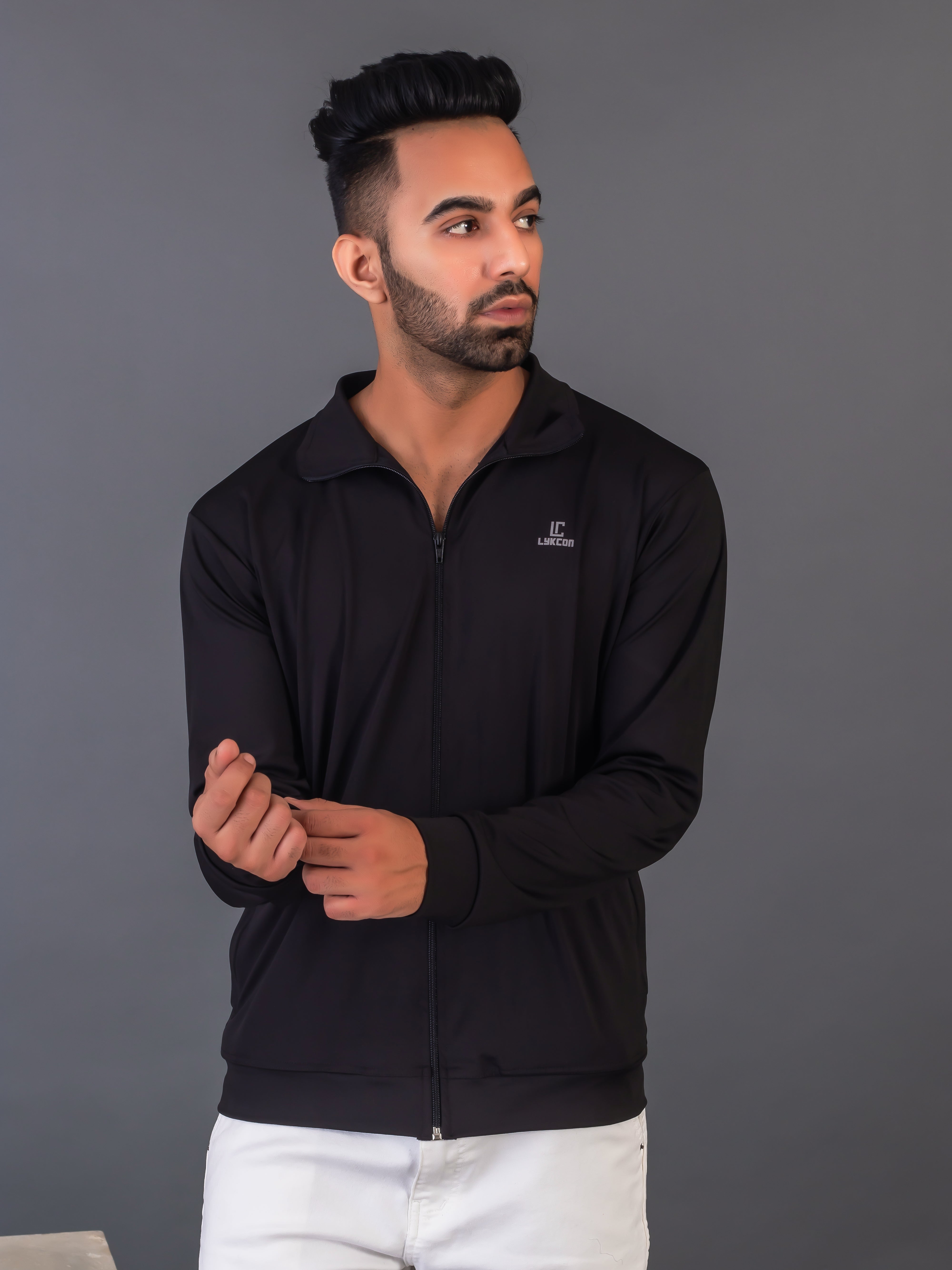 "SwiftFlex, Men's 4-Way Lycra Jackets: Black"