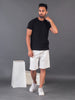 Lykcon Men's Round Neck Premium Cotton T-Shirt- Solid Black