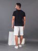 Lykcon Men's Round Neck Premium Cotton T-Shirt- Solid Black