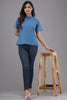 Lykcon Women's Premium Rapid Dry Top-Airforce Blue