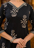 Classic Black Kurta Pant and Dupatta Ensemble for All Occasions
