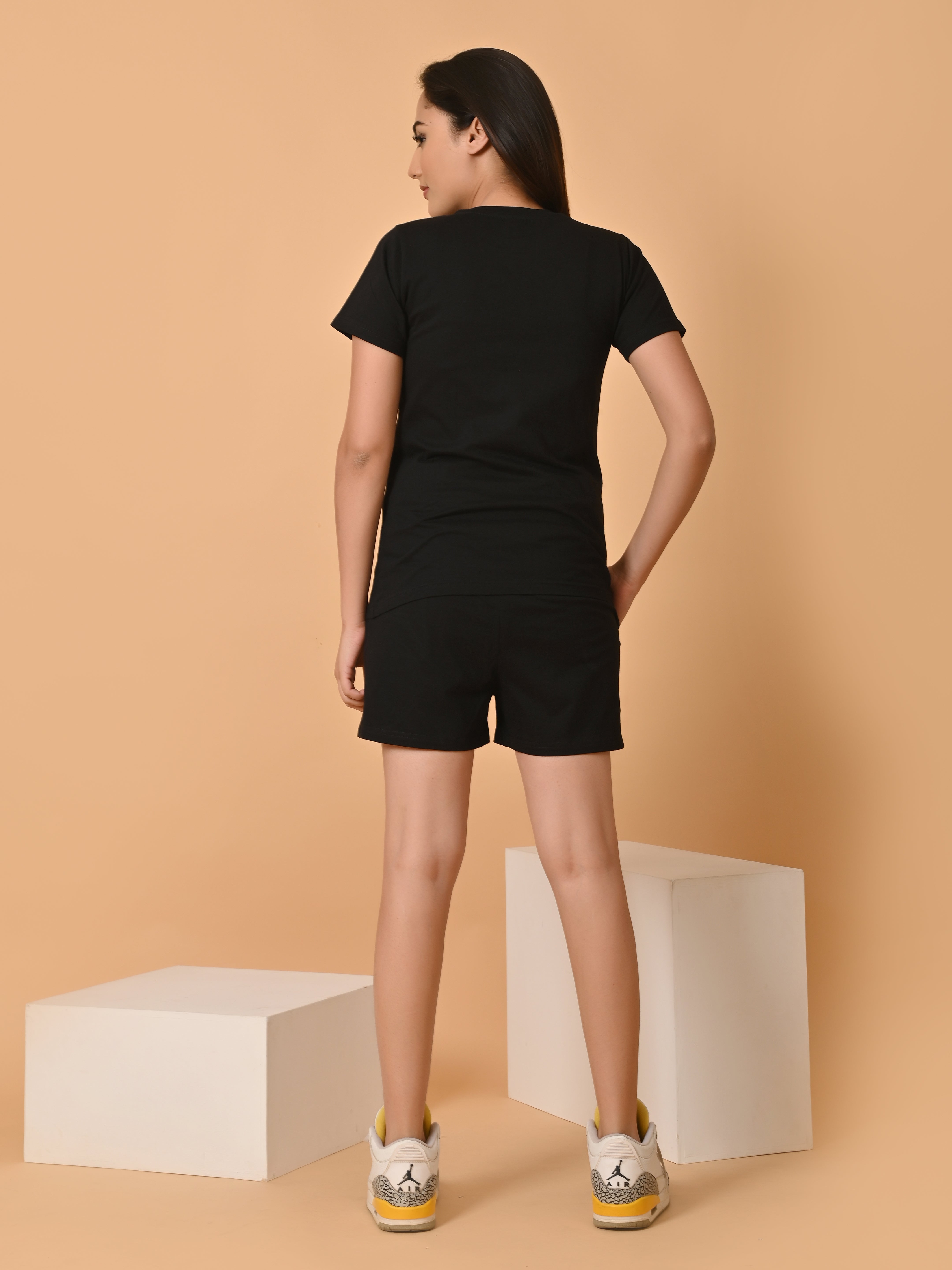 Women's Co-ords Set- Black