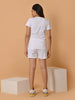 Women's Co-ords Set- White