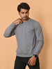 "Cotton Haven: Men's Stone Grey Cotton Terry Sweatshirt Collection"