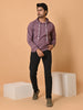 "Cotton Haven: Men's Dark Lavender Hoodies Collection"