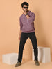 "Cotton Haven: Men's Dark Lavender Hoodies Collection"