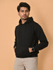 "Cotton Haven: Men's Black Hoodies Collection"