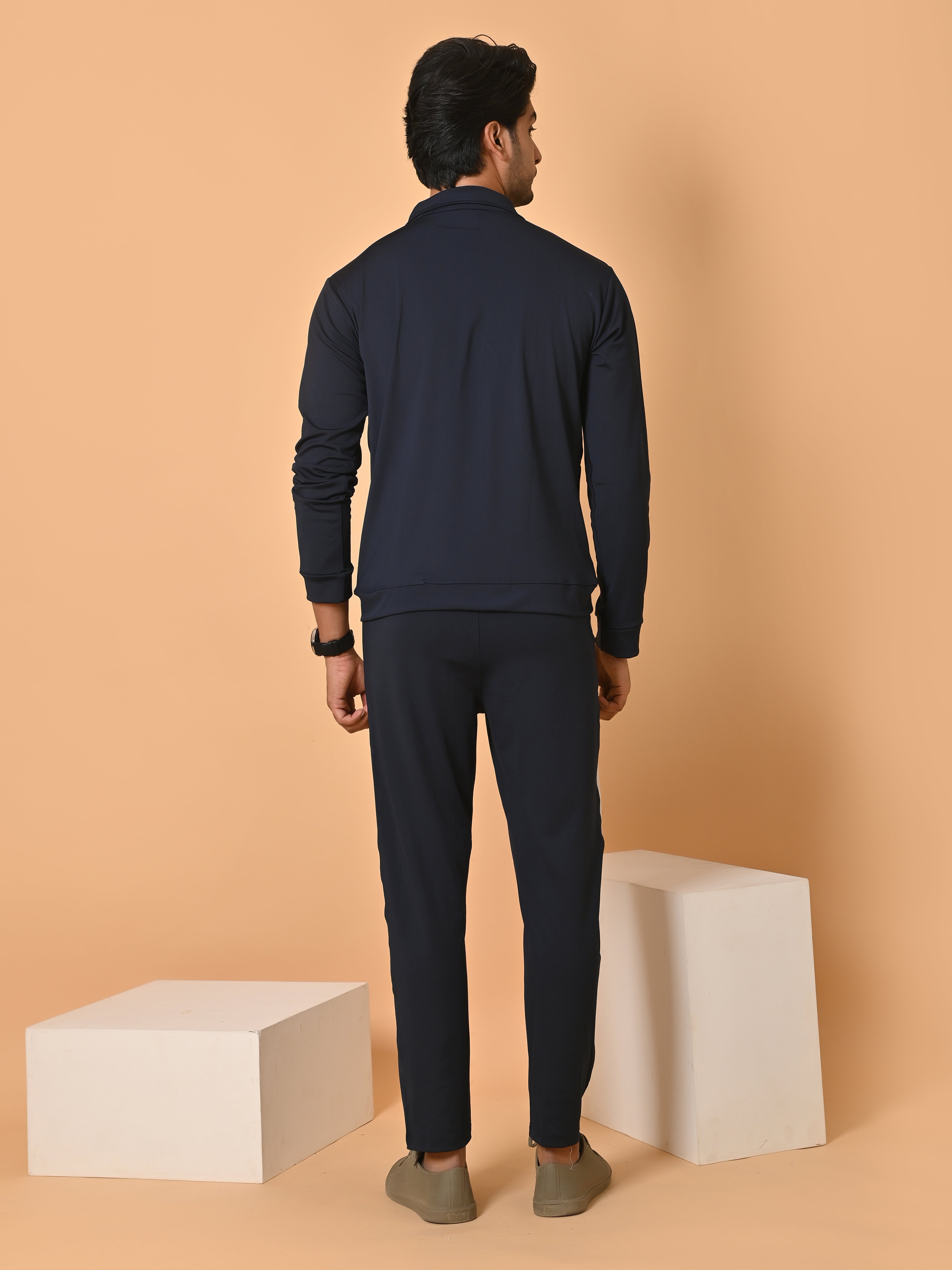 Lykcon Men's Track Suit: Midnight Blue