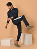 Lykcon Men's Track Suit: Midnight Blue