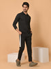 Lykcon Men's Track Suit: Black Brilliance
