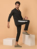 Lykcon Men's Track Suit: Black Brilliance