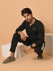 Lykcon Men's Track Suit: Black Brilliance