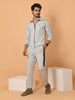 Lykcon Men's Track Suit: Pale Slate Grey