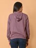 "Cotton Haven: Women's Dark Lavender Hoodies Collection"