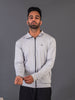 "SwiftFlex, Men's 4-Way Lycra Jackets: Light Grey"