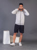 "SwiftFlex, Men's 4-Way Lycra Jackets: Light Grey"