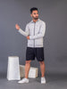 "SwiftFlex, Men's 4-Way Lycra Jackets: Light Grey"