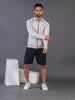 "SwiftFlex, Men's 4-Way Lycra Jackets: Light Grey"