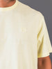 LYKCON Men's Cotton Lycra Oversized T-shirt - Light Yellow