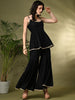 "Gulnaar Tiered Sharara Set –  Elegance with Golden Gota"