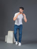 Men Soft Polyester White  Printed Tshirt Premium Soft Fabric- "Believe"