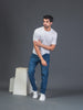 Men Soft Polyester White  Printed Tshirt Premium Soft Fabric- "Believe"