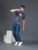 Men Soft Polyester Dark Grey Printed Tshirt Premium Soft Fabric- "Limited Edition"
