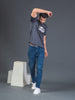Men Soft Polyester Dark Grey Printed Tshirt Premium Soft Fabric- "Limited Edition"