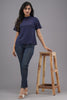 Lykcon Women's Premium Rapid Dry Top-Navy Blue