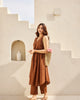 Basic V-Neck Kurta Set with Pants