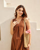 Basic V-Neck Kurta Set with Pants