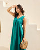 Basic V-Neck Kurta Set with Pants