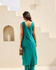 Basic V-Neck Kurta Set with Pants